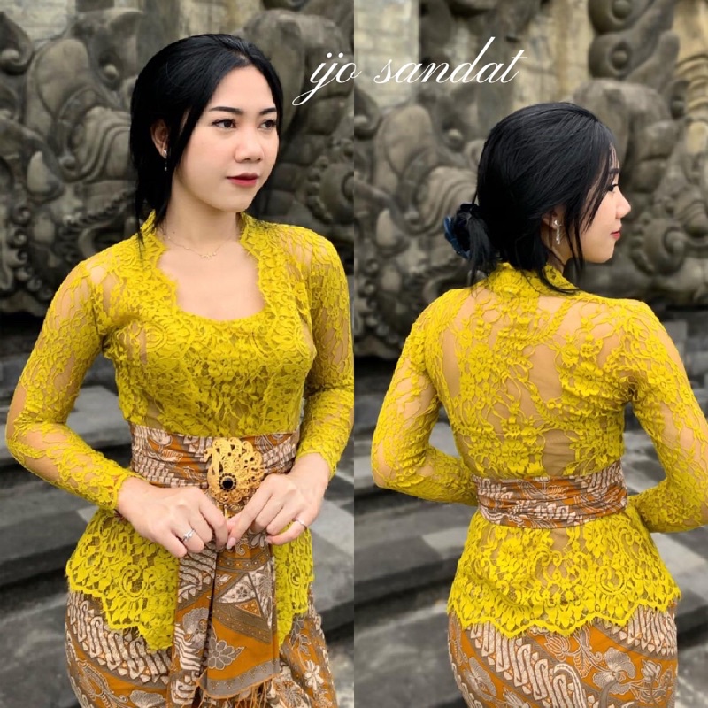 KEBAYA BALI JADI BROKAT SEMI PRANCIS