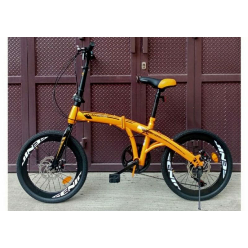 Sepeda lipat 20inch Genio F211 rem cakram 7 speed