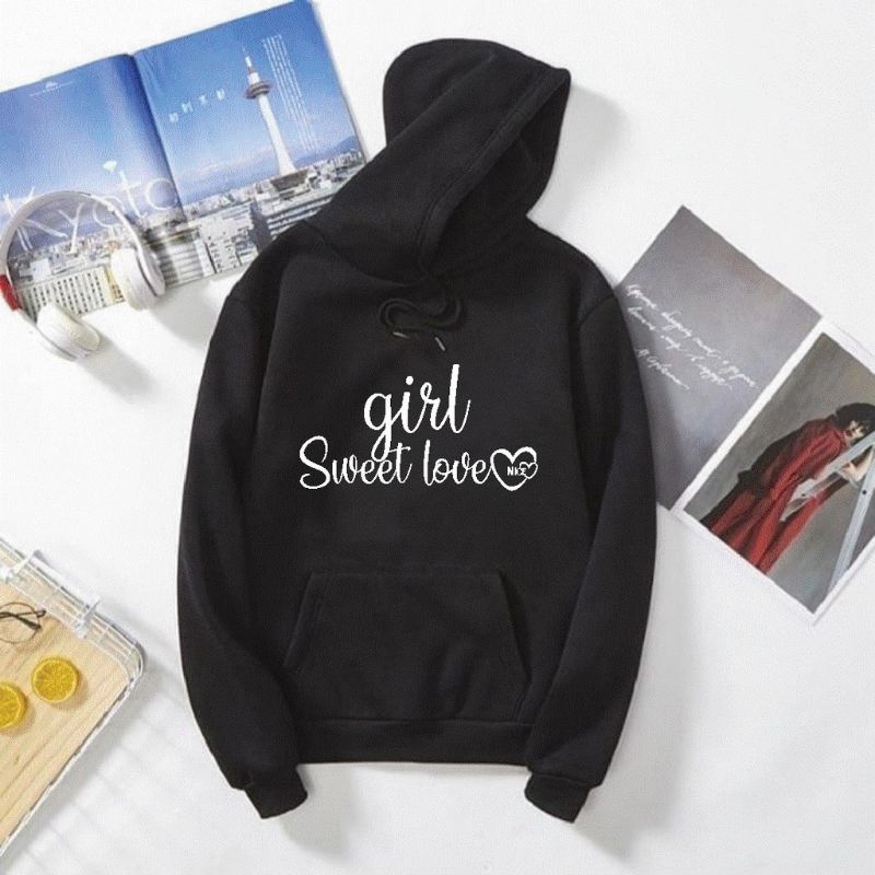 Sweater  Hoodie GIRL SWEET LOVE / Cewek | COD