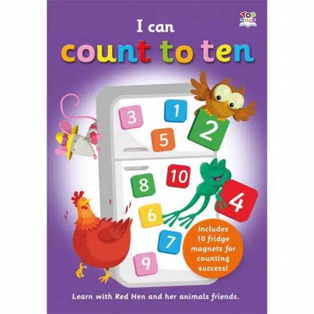 I Can Count to Ten includes 10 fridge magnets for counting success