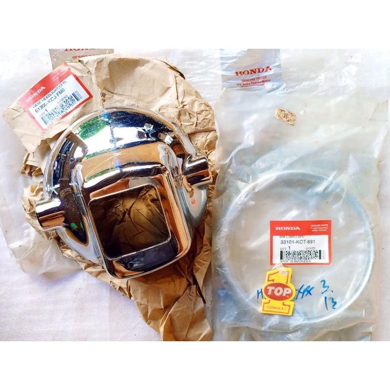 Batok Lampu rim ring Lampu Honda Tiger Lama Tiger 2000 Tilam Original baru