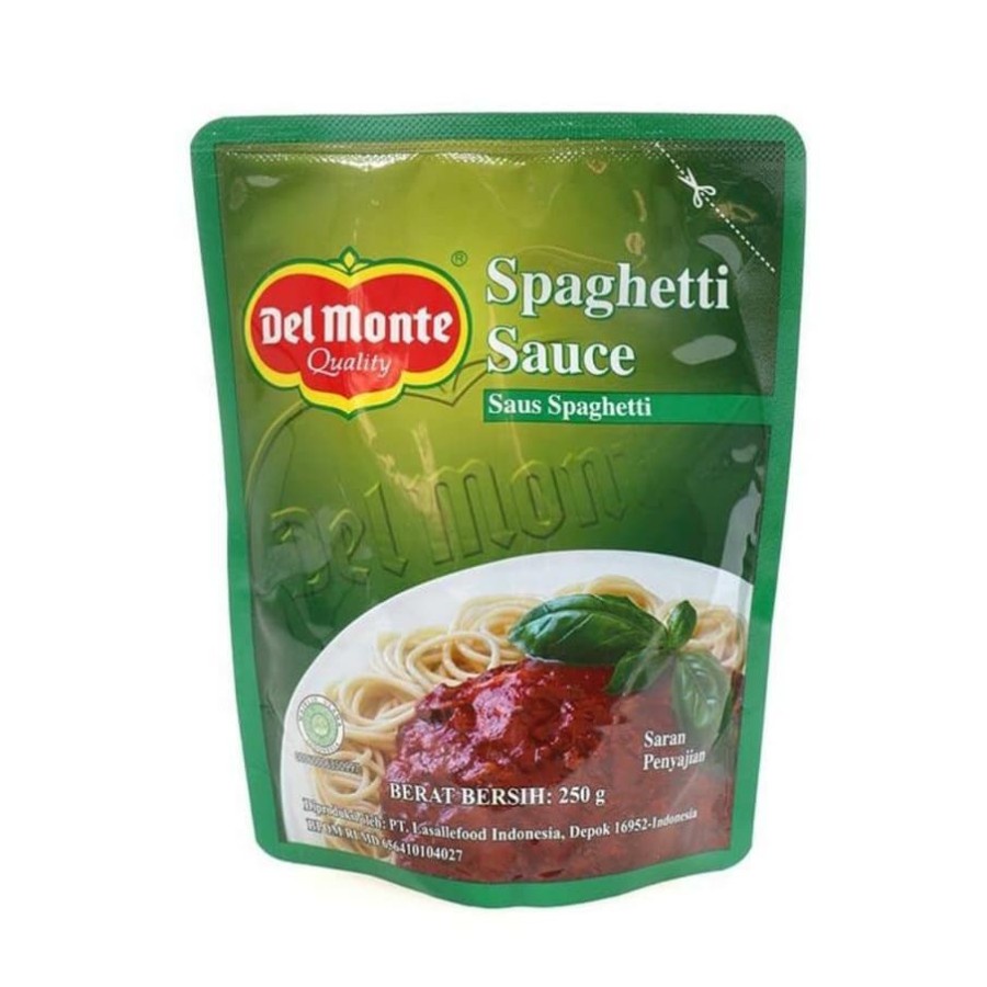 

DELMONTE SAUS SPAGHETTI POUCH 250 GR