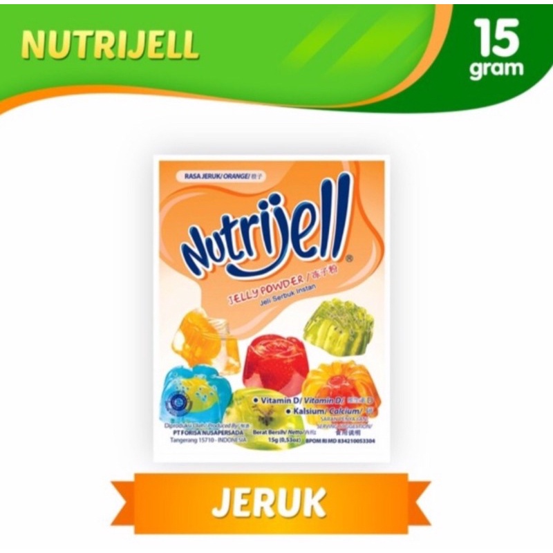 

Nutrijel Nutrijell Jeruk Orange 15gram 15 gram