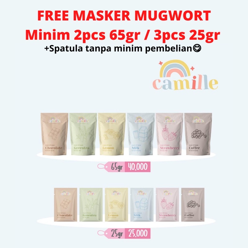 {SIAP KIRIM} MASKER ORGANIK CAMILLE BEAUTY (ex maskyourneeds) camile organic