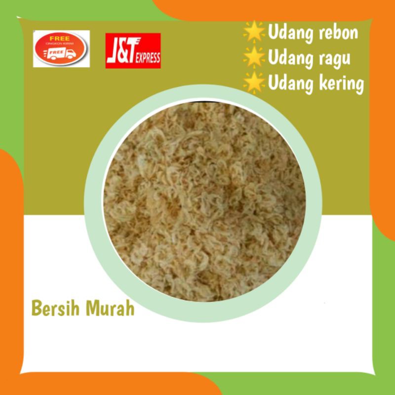 [MURAH] UDANG REBON Ragu Ebi Dawu Kering Bersih Asin Ambyar 100gr