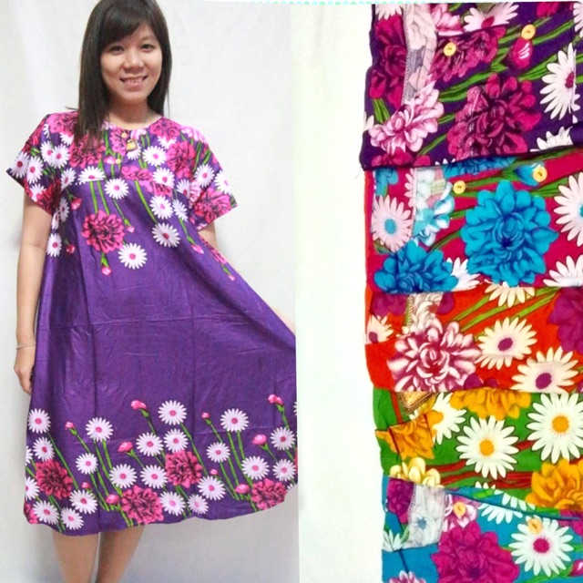 Daster batik jumbo / batik printing / daster adem bisa grosir n eceran