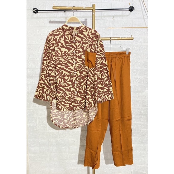 setelan katun rayon twill premium