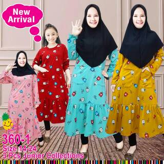 Jual Set hijab anak permpuan usia 7/8 thn | Shopee Indonesia