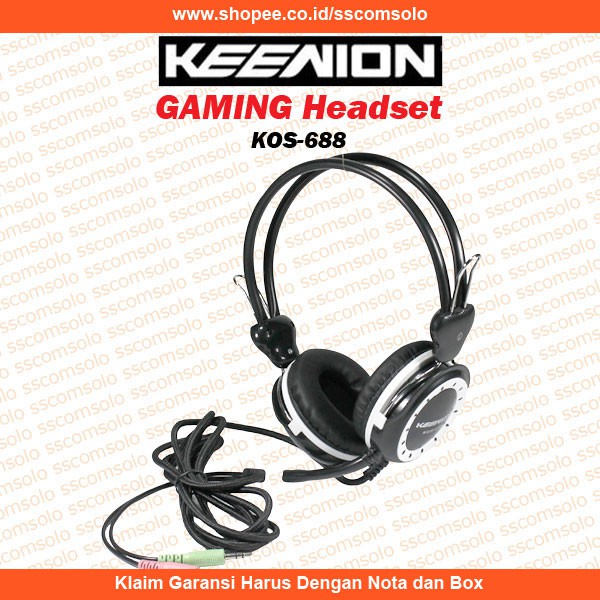 KEENION Headset Gaming KOS-688 | Shopee Indonesia