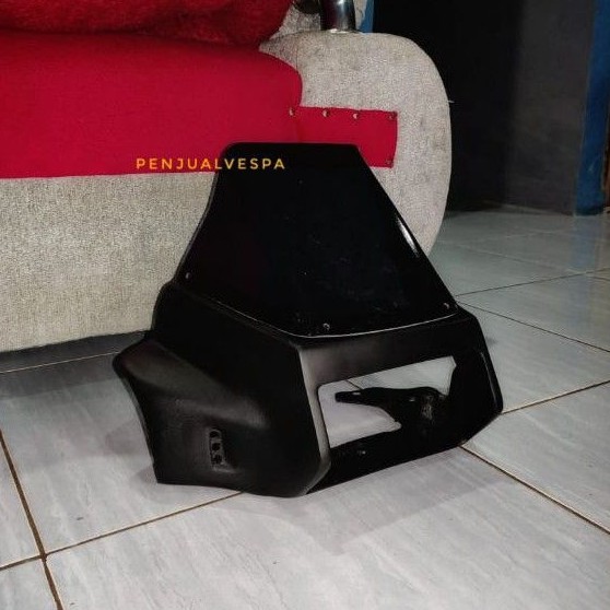 Aksesoris Vespa Driverscreen Gordon Vespa Excel T5 Black