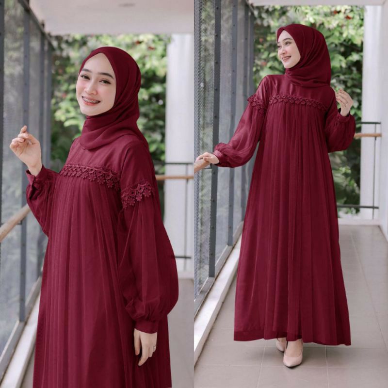 XOS - MAXI NURAINI / Couple Nuraini Ukuran M, L, XL, &amp; XXL