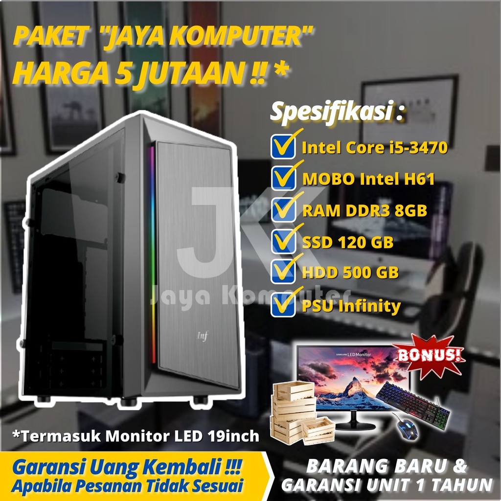 Computer Gaming full Set Murah Harga 5 Jutaan A1