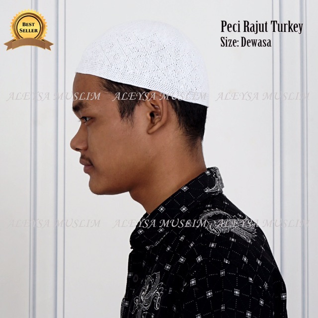 Peci rajut turki dewasa import peci dewasa bahan katun street harga grosir