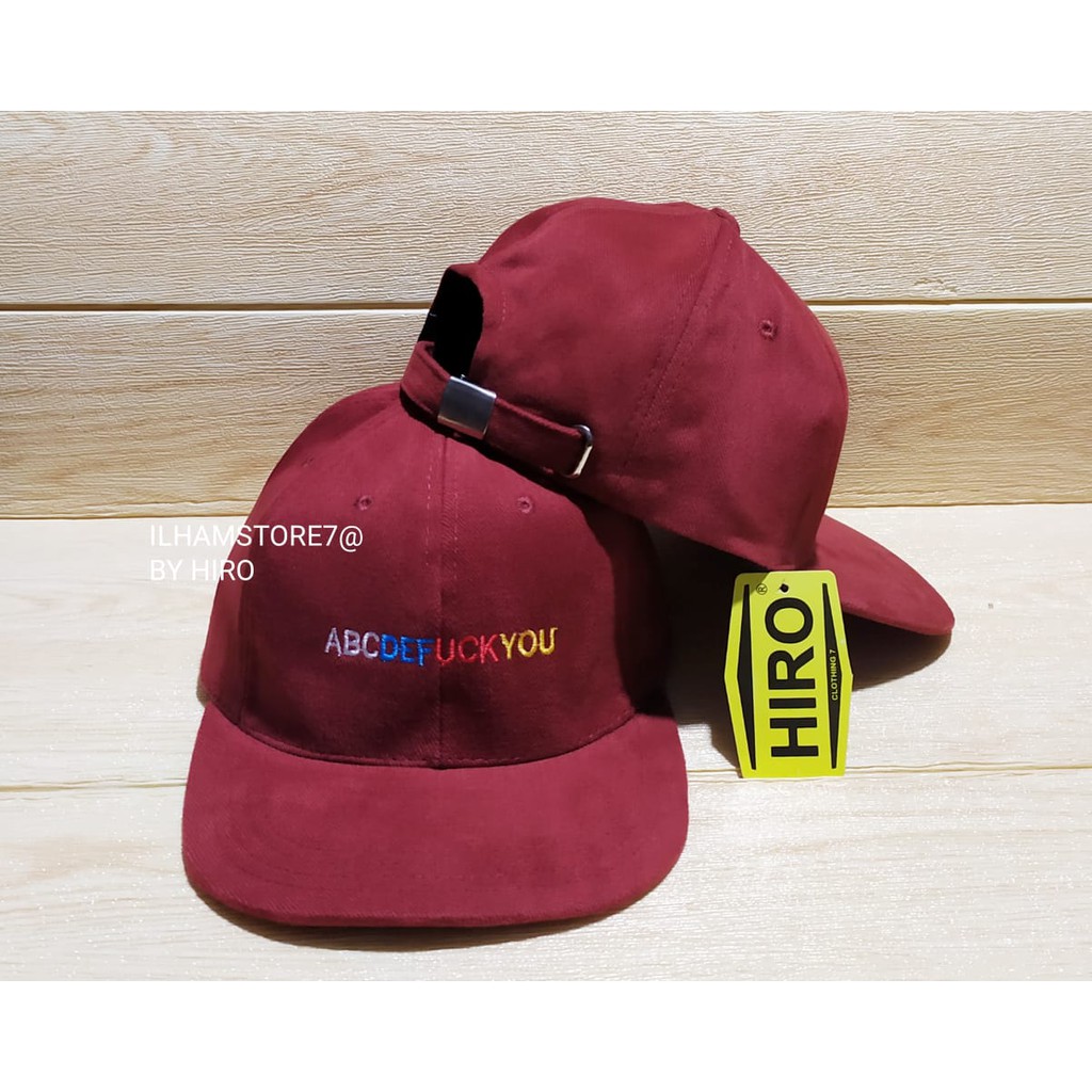 [COD]Topi Snapback Bordir ABCF New Model/Topi Distro Pria/Topi Distro Terlaris