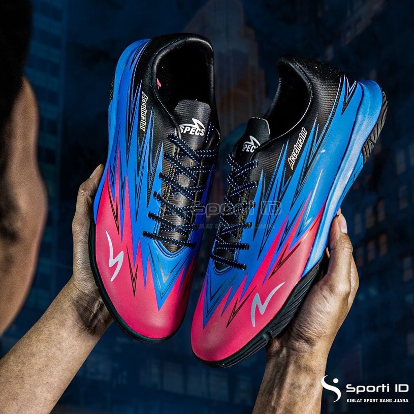 Sepatu Futsal Specs Lightspeed 3 IN - Diva Pink 401593 Original | LS 3