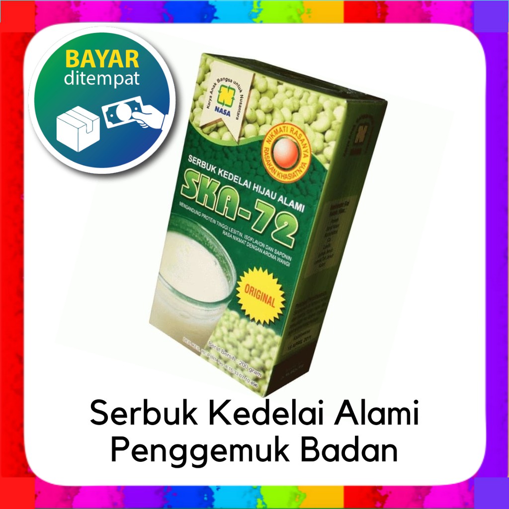 

Serbuk Kedelai Organik Alami Minuman Penggemuk Badan / Serbuk Kedelai Penambah Berat Badan Aman BPOM