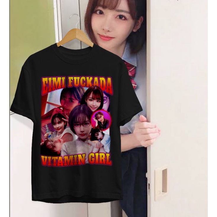 Kaos Eimi Fukada Vintage/Bootleg/Rap Tees +Gratis Indomie awkwkwk