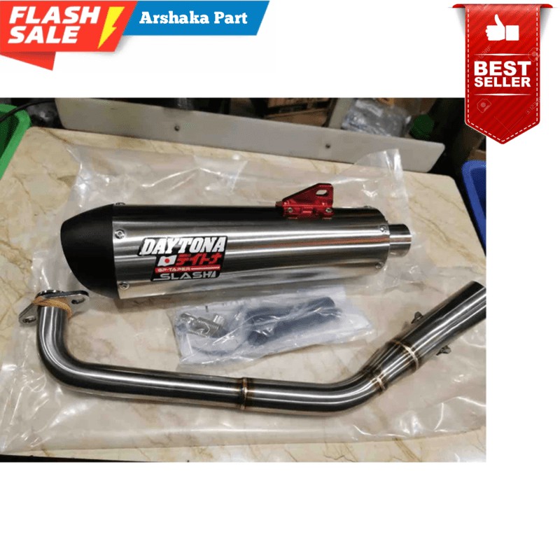 PROMO KNALPOT DAYTONA YAMAHA AEROX 155 ASLI ORI DAYTONA PASTI ASLI ORIGINAL