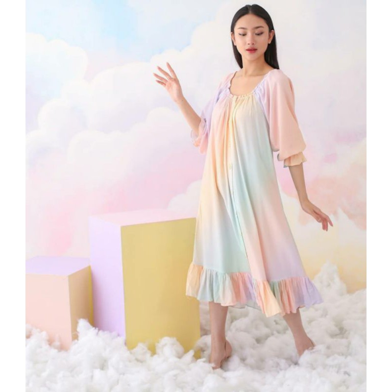 VONE DOUX DRESS IN RAINBOW COLOR