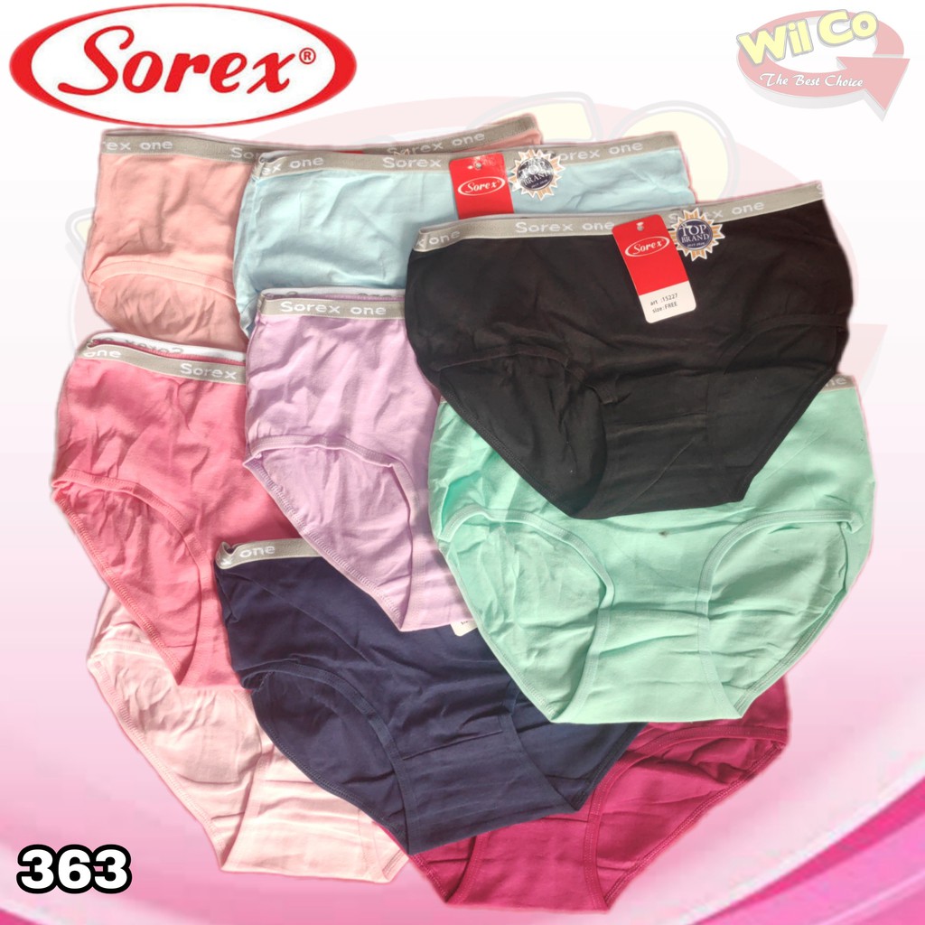 K363 - (Harga Per 1 Potong) CELANA DALAM WANITA REMAJA PAKAIAN WANITA PAKAIAN DALAM SOREX FREE SIZE SETARA M/L