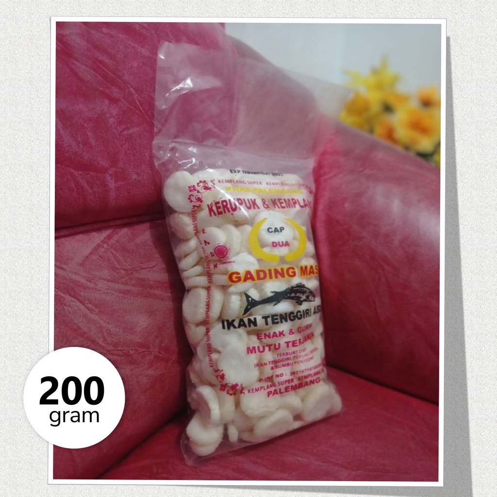 

KERUPUK KEMPLANG KOIN KHAS PALEMBANG 200 gram