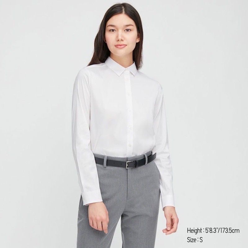 Bahan Adem Nyess Kemeja Rayon Polos/Kemeja Kerja Perempuan//