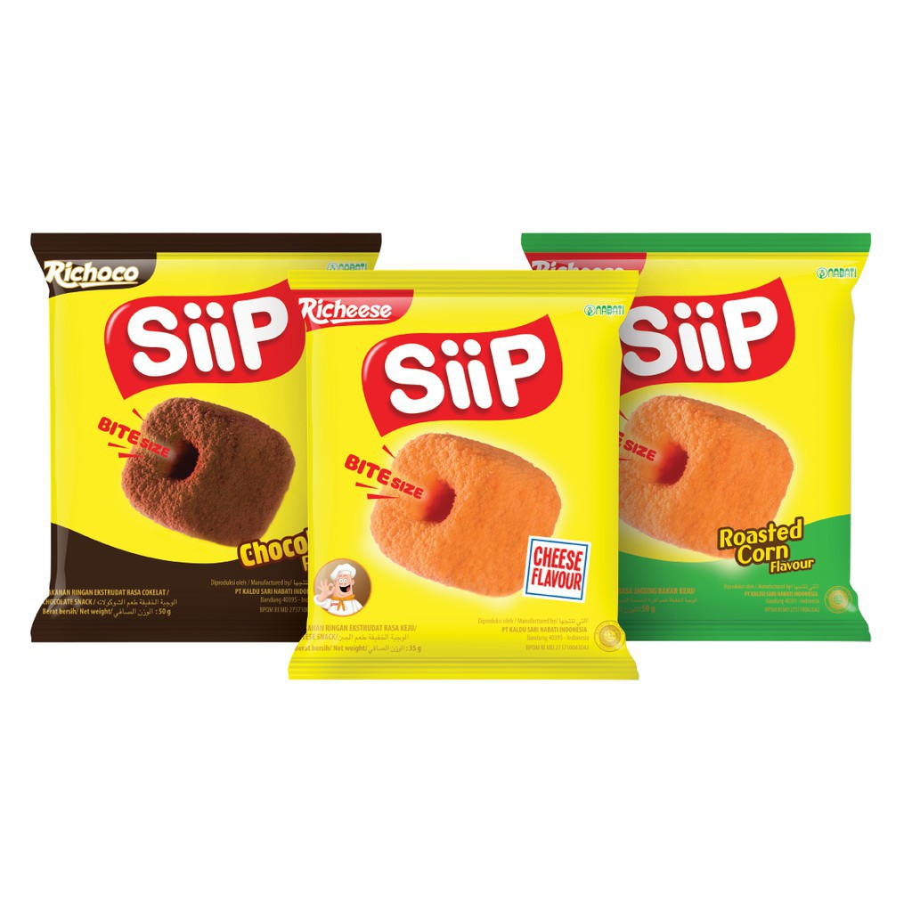 

Nabati Siip Bite Size Snack 19gr