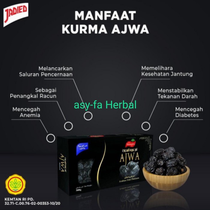 

KURMA AJWA HUMAIRA 500GR KURMA AJWA HUMAIRA 500GR KURMA NABI KURMA PENANGKAL SIHIR SANGAT AMPUH