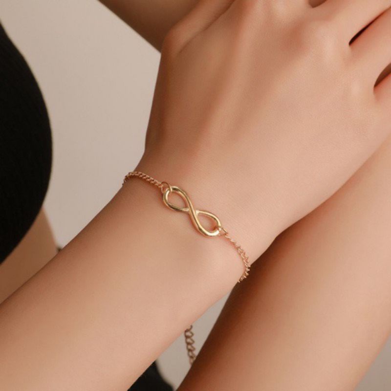 Gelang Wanita Korea Rantai / Infinity Bracelet Korean Acc