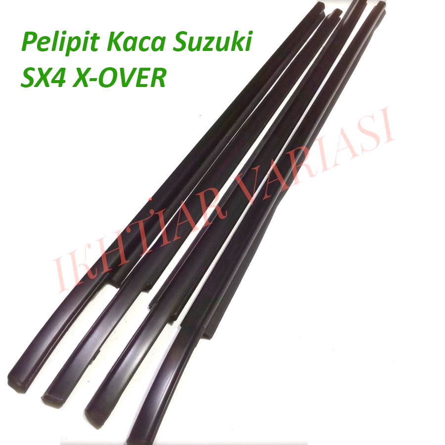 Pelipit Kaca Suzuki SX4 X-OVER Weather Strip Karet Pelipit Kaca Luar Suzuki X-Over PnP Satuan