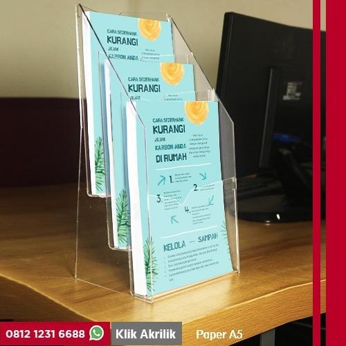 

Office & Stationery | Document Organizer | Tempat Brosur 3 Susun / Tempat Brosur Akrilik / Tempat Brosur A5 | Best Seller