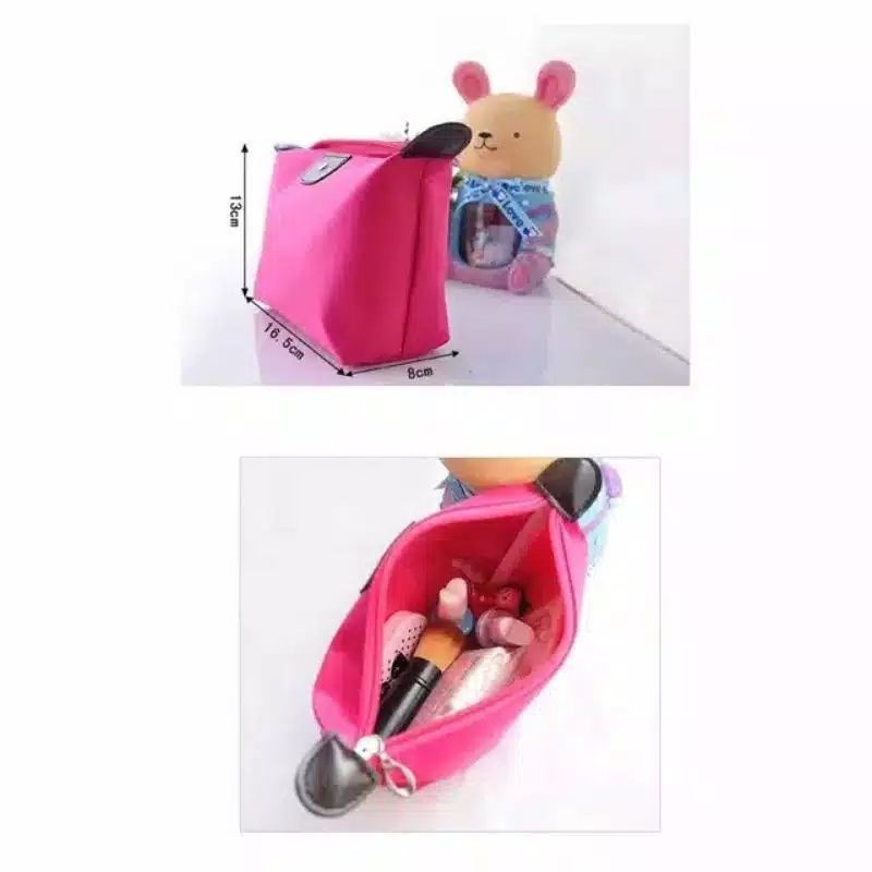 MURAH!! TAS KOSMETIK POUCH POLOS IMPORT