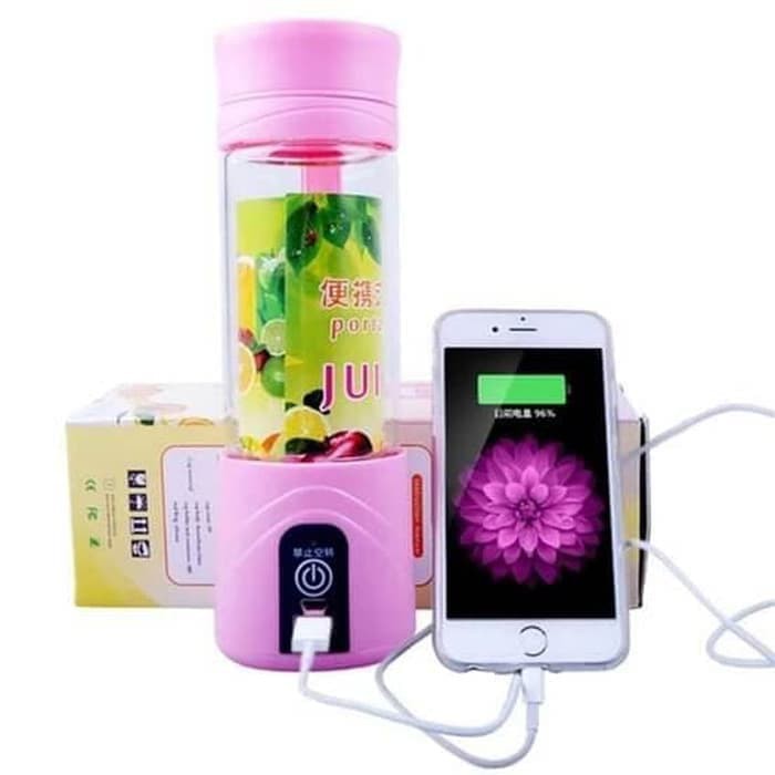 TERMURAH| Portable Blender USB Juicer Blender Bisa di Cas / Charger blender botol|Kualitas Terbaik