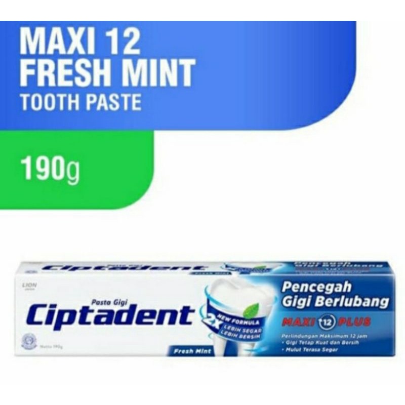 ciptadent pasta gigi fresh mint 190g