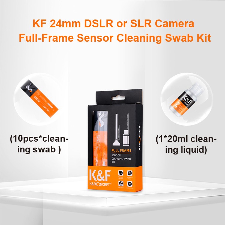 Cleaning Swab Kit APS-C Sensor with Cleaning Liquid KNF Concept 16mm