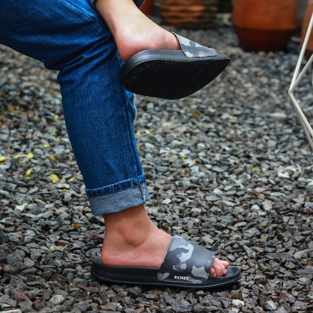 ARMO GREY |FORIND x BENZY| Sandal EVA Ringan Slop Jepit Santai Simple Pria/Men Sendal Footwear