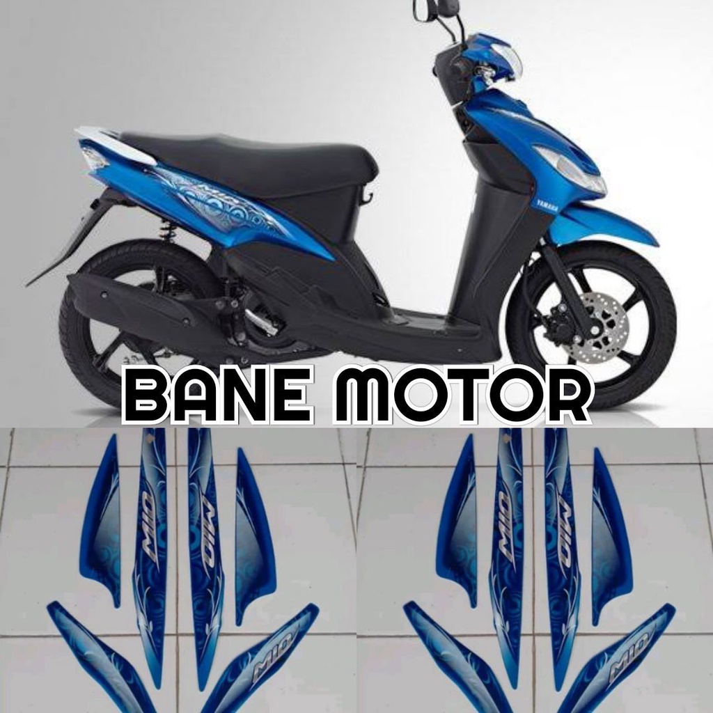 striping Mio smile 2012 biru