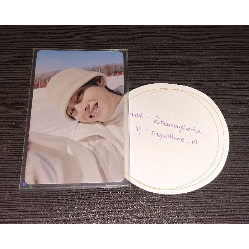Photocard PC BTS Taehyung V Winter Package Winpack