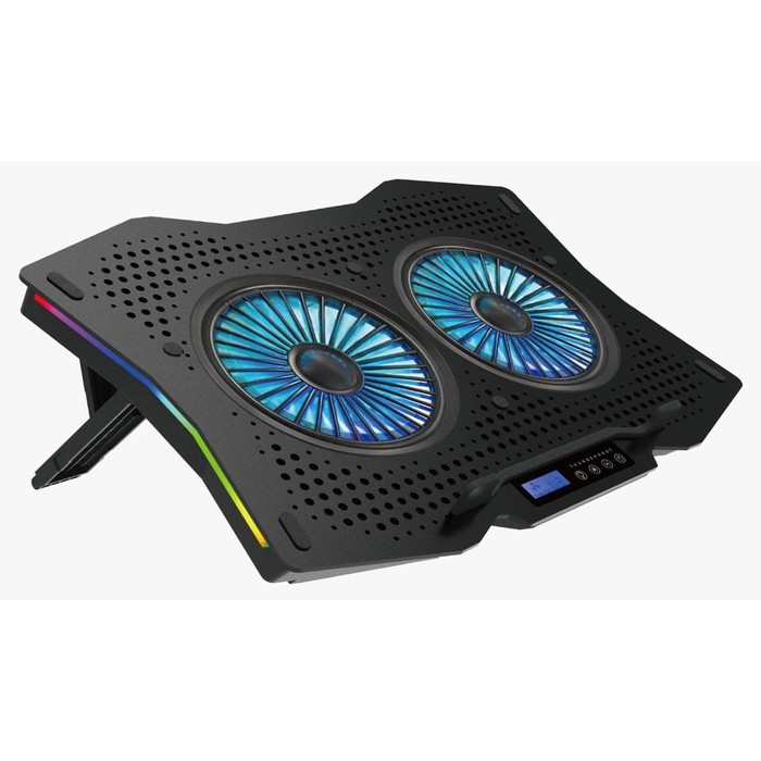 CoolingPad NYK X-6 Thunderstorm RGB - Cooling Pad NYK X6 Thunderstrom 2 Fan