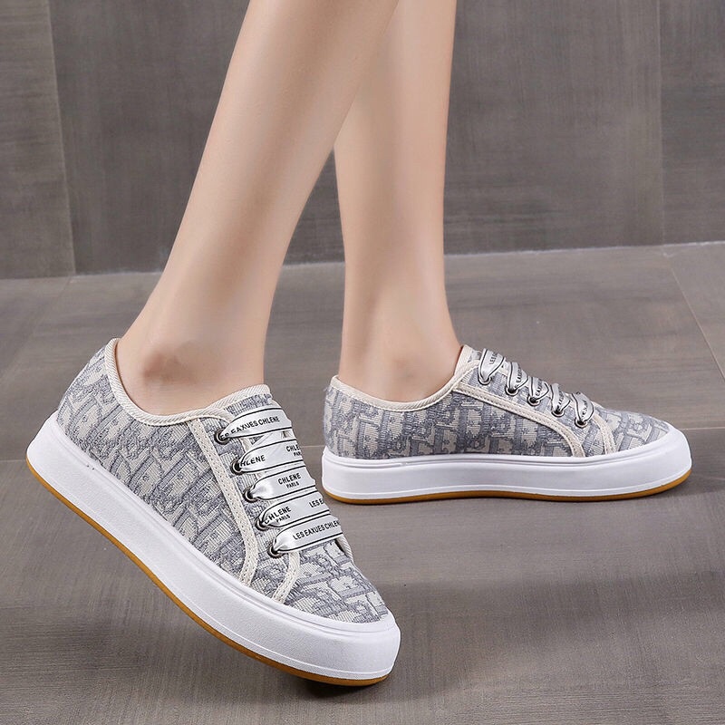 SG7010 syafniegalery Sepatu Import Wanita Walk'N Sneaker Tali Sepatu Silk