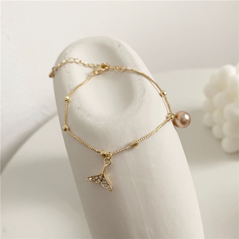 Gelang Tangan Mutiara Elegan Gaya Eropa / Amerika Untuk Wanita