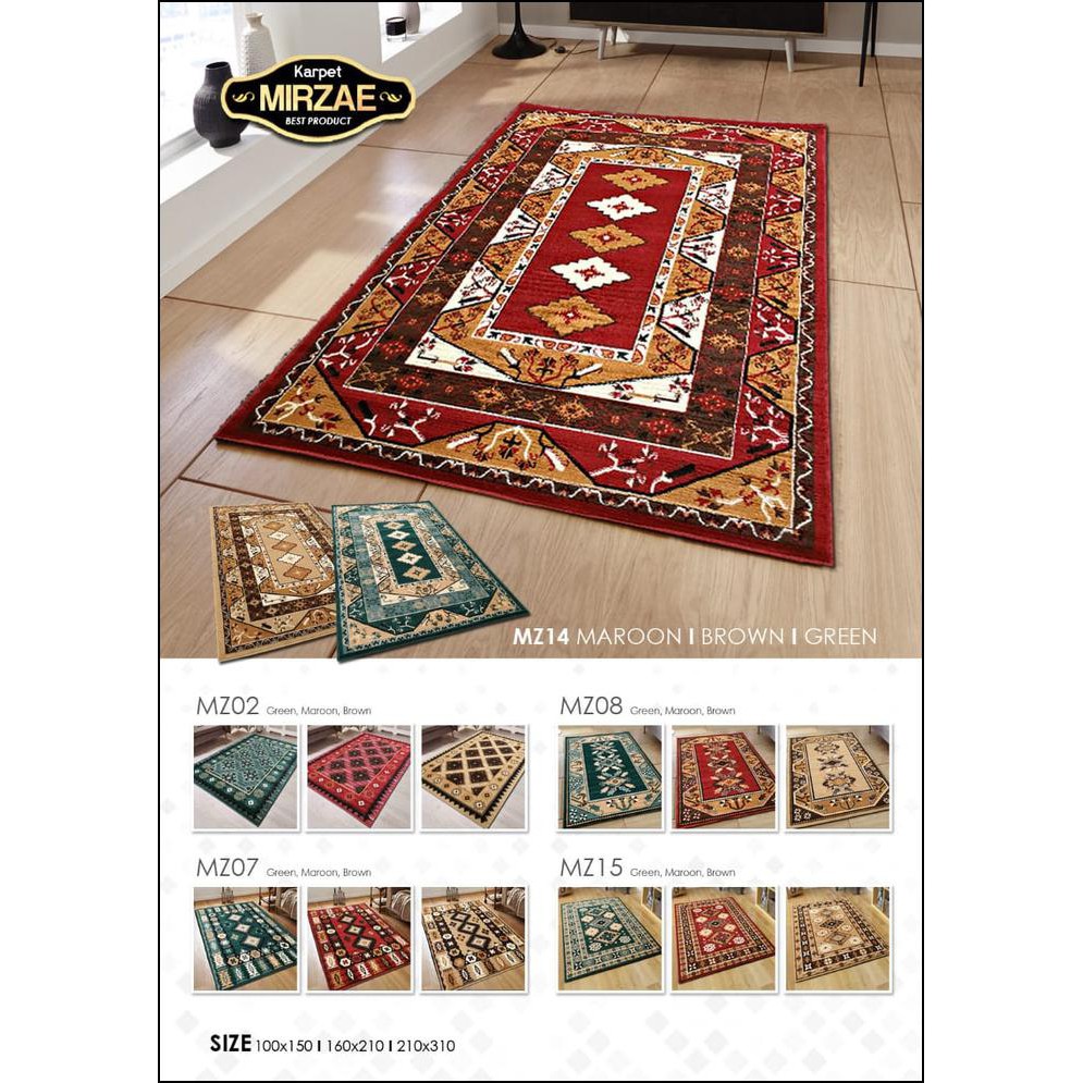 KARPET PERMADANI BATIK MIRZAE JUMBO 230 X 310