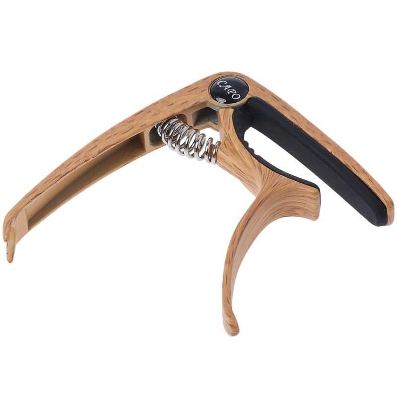 Capo Gitar Aluminum Alloy Wood Design Bridge Pin Remover - Gitar Capo Senar