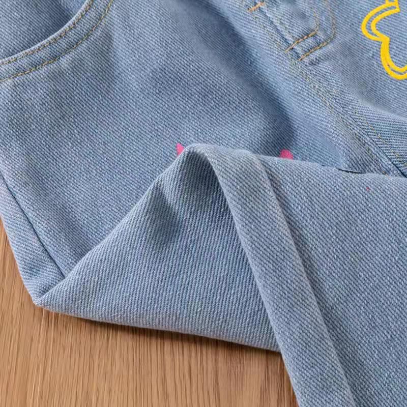 (LOLI-JKT) BS-233 SET ANAK CEWEK MODEL AND JUST FRDE CELANA JEANS SIZE 90-140