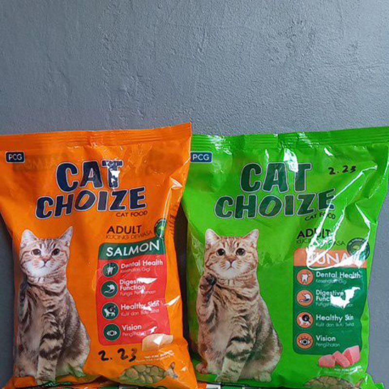 CAT CHOIZE TUNA 800gr dan CAT CHOIZE SALMON 800gr