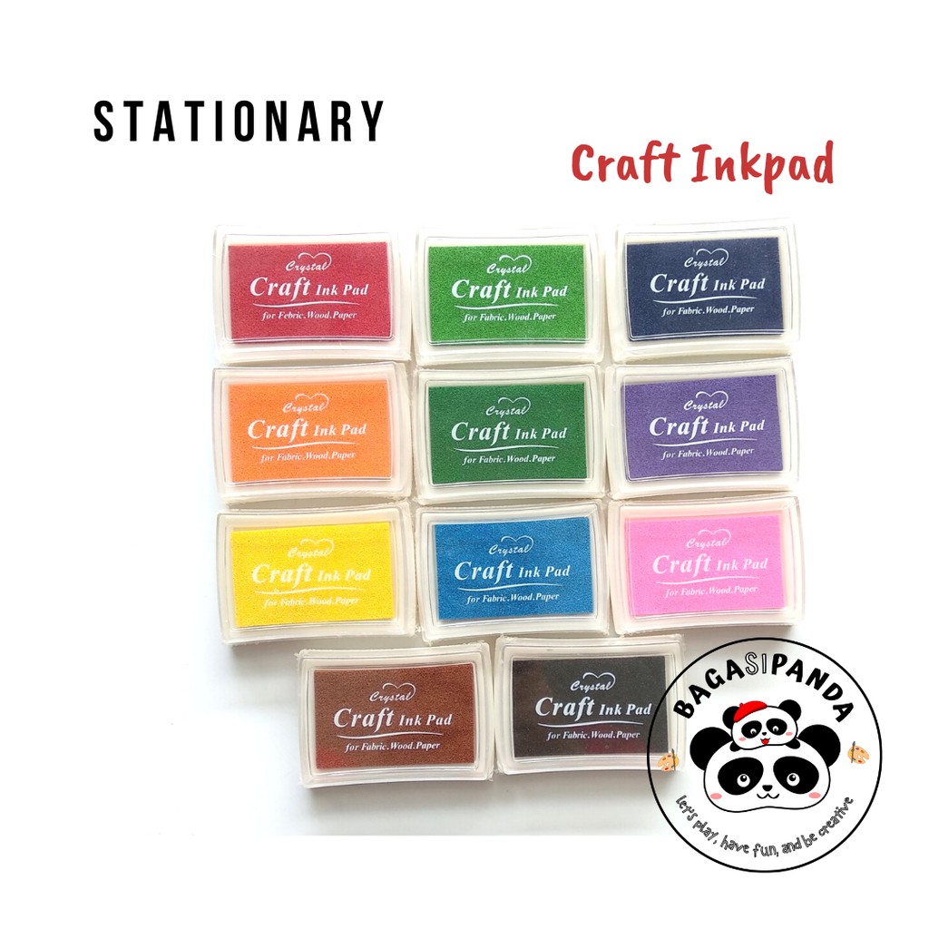 

Craft Inkpad / Stamp Pad / Bak Cap / Bak Stempel Warna Warni