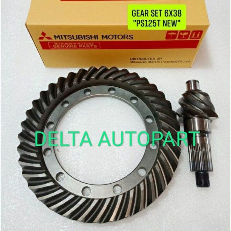 GEAR SET 6 x 38 / CROWN WHELL CANTER PS 125 HD ( KTB )