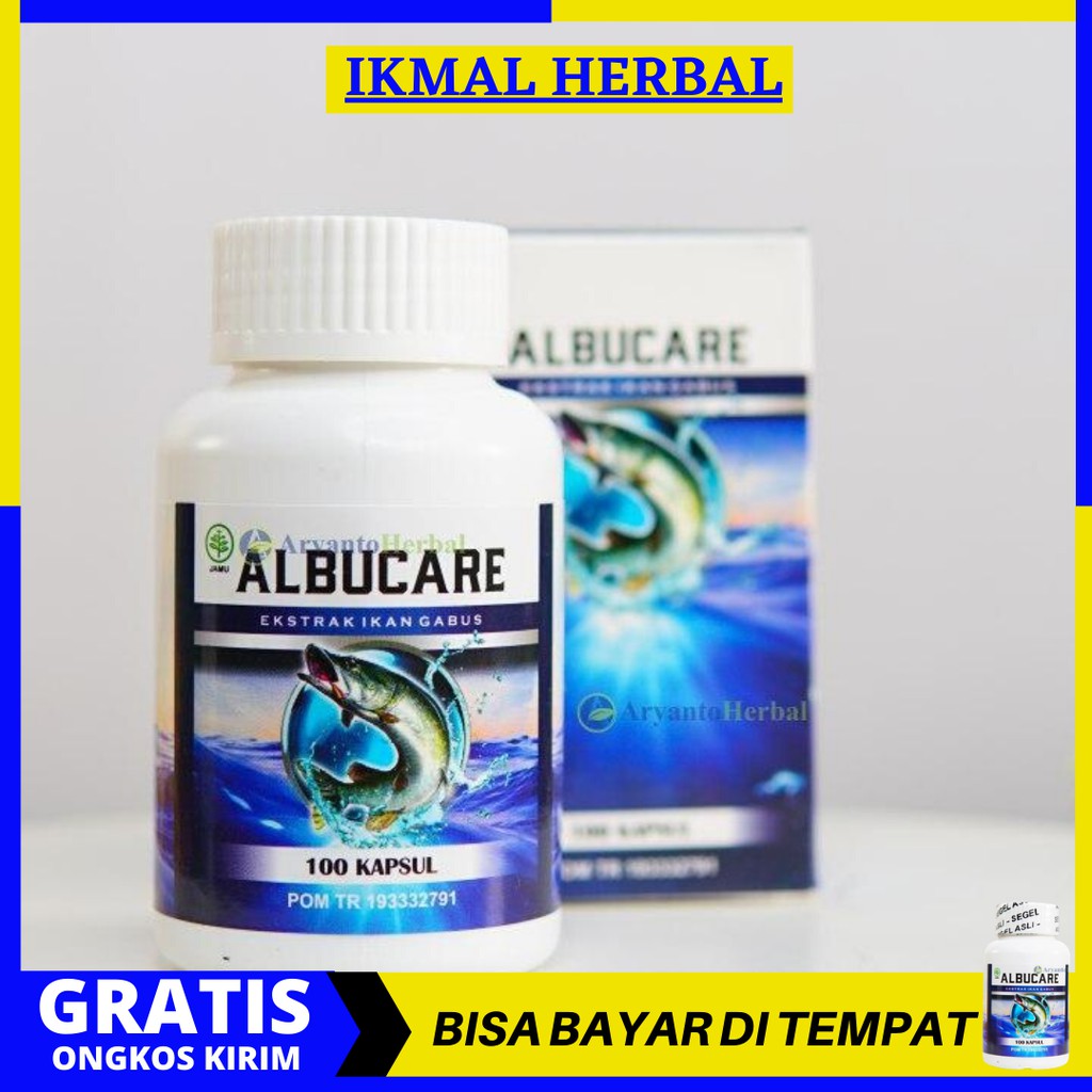 Obat Luka Basah, Pengering Luka Bernanah Albucare Kapsul Original