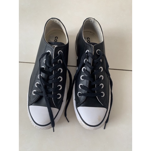 preloved converse platform Ctas lift clean ox black