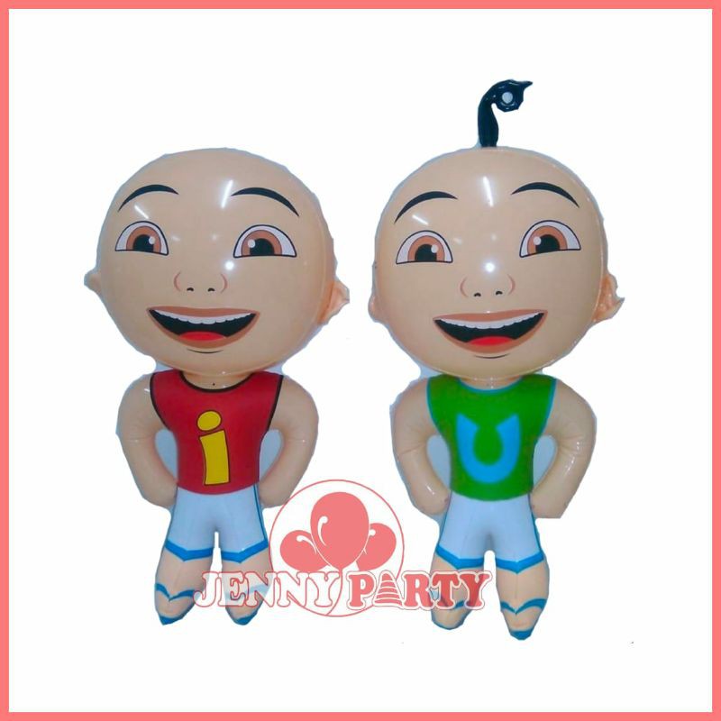 Balon Tiup Upin ipin Mainan Anak Anak